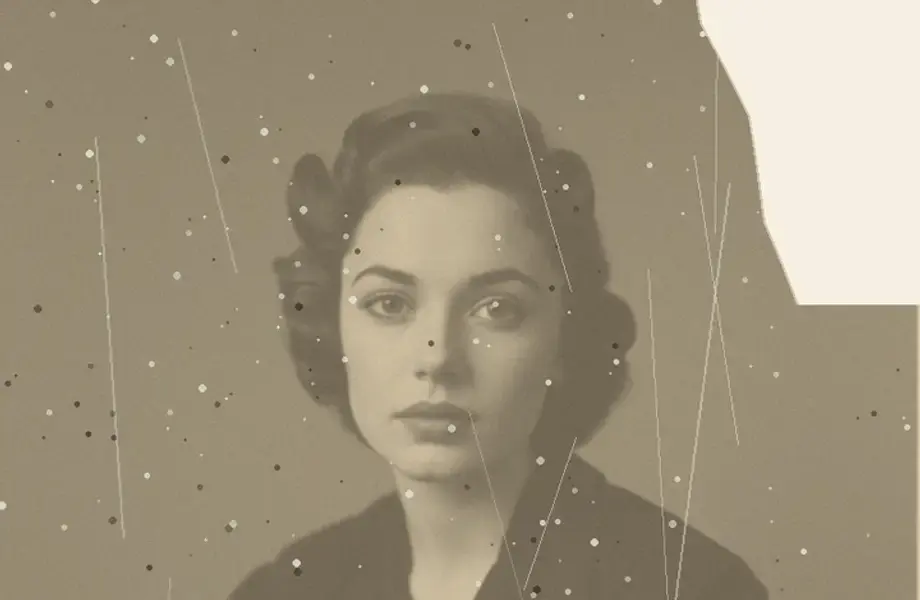 An animated family photograph