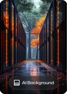 AI Background tool in the Anim AI app