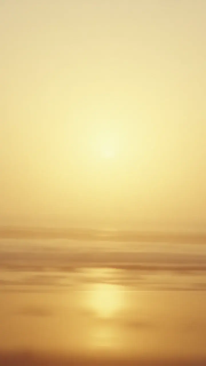 Anim AI output: Sunset beach, slow motion, warm haze